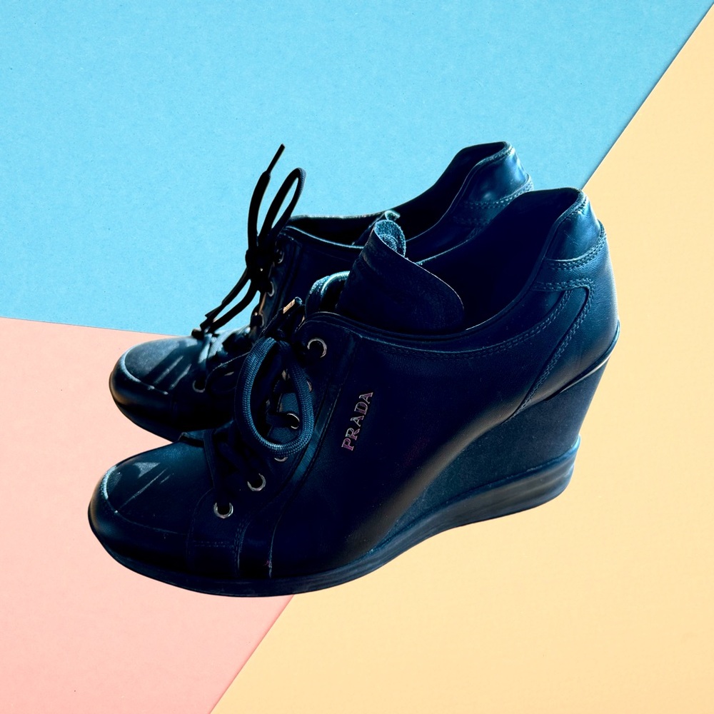Prada Black “Sneaker” Boots